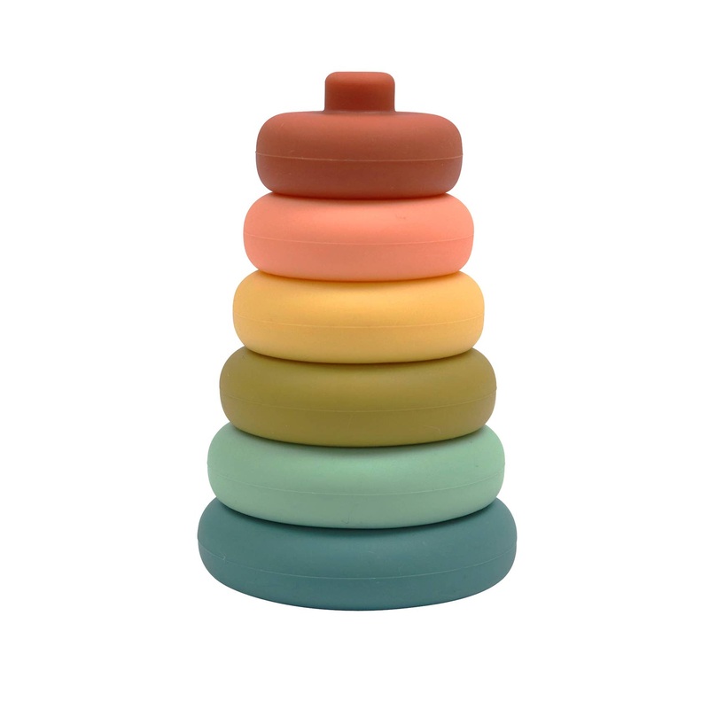 Silicone Stacker Tower | Cherry