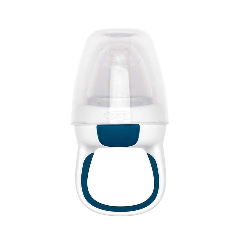 OXO TOT Infant Teething Silicone Self-Feeder Pink