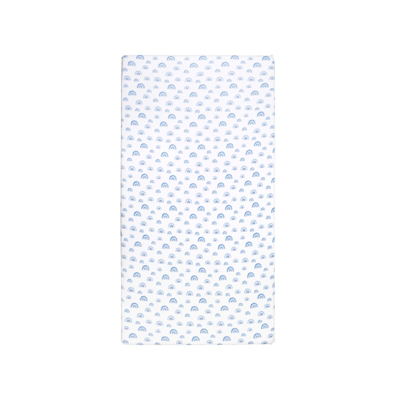 Bamboo Fitted Crib Sheets – Blue Rainbow