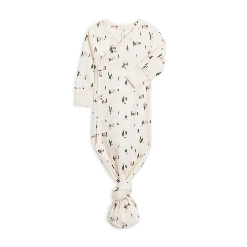 Colored Organics Indy Kimono Gown – Woods / Cypress NB