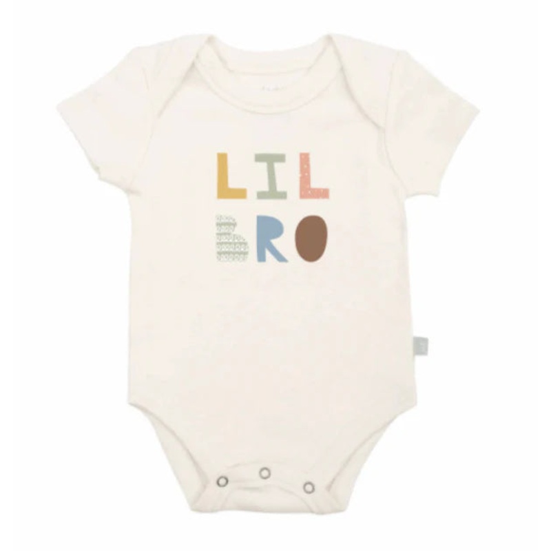 Finn + Emma Organic Baby Onesie – Lil Bro 0-3M