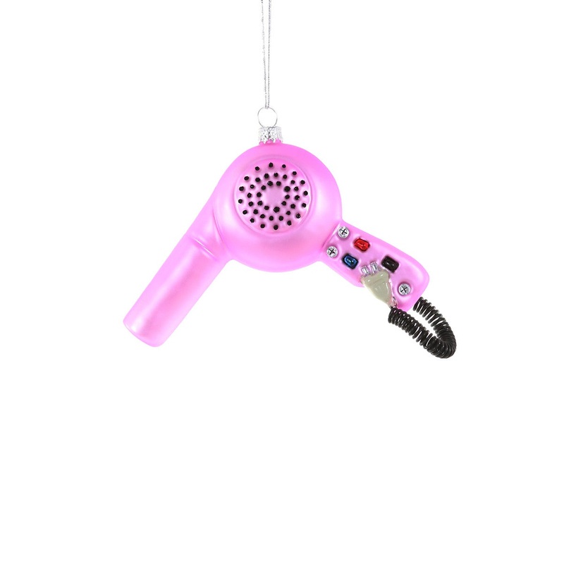 Hair Dryer Christmas Ornament