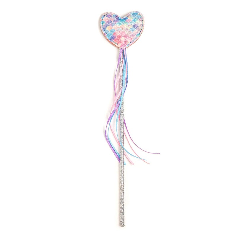 Mermaid Heart Wand – Kids Dress Up Wand – Summer Fun