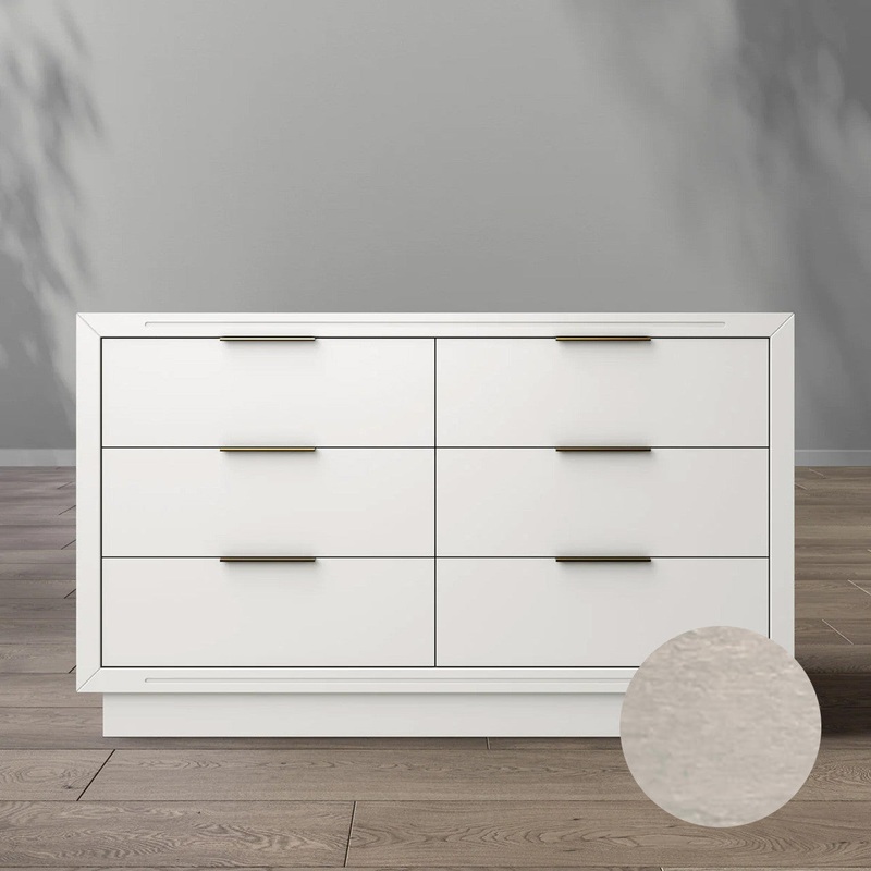 Romina Quadro Double Dresser in Ash