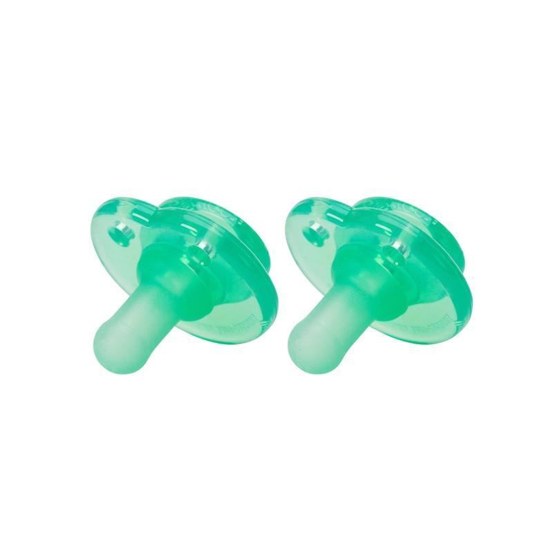Nookums Paci-Plushies Replacement Pacifier – Green 2 Pack