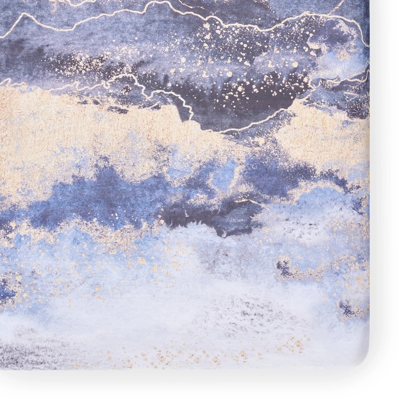 Oilo Midnight Sky Crib Sheet