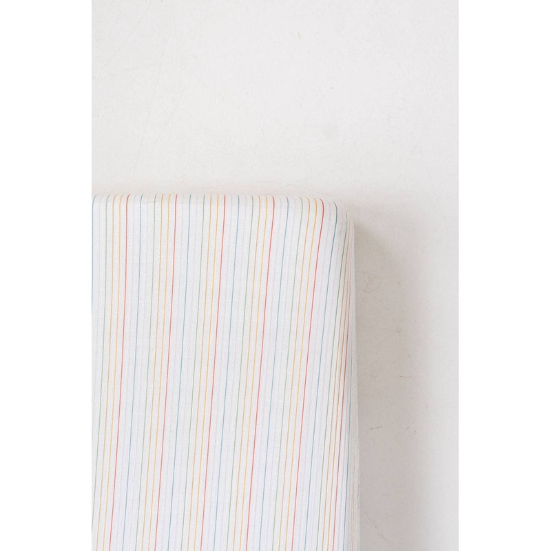 Rainbow Stripe Crib Sheet