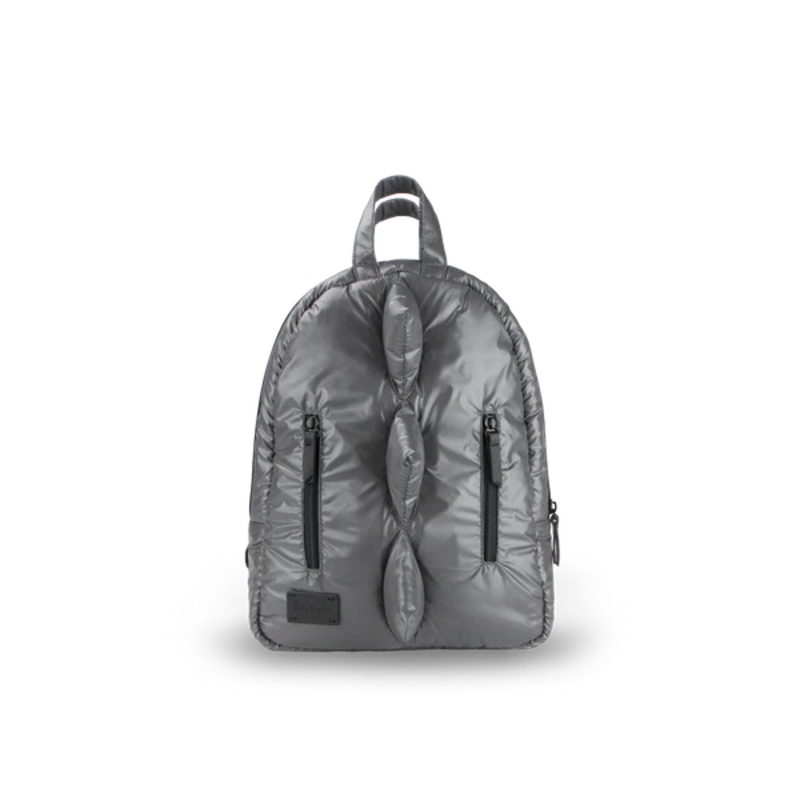 7AM Enfant Dino Backpack Graphite Mini