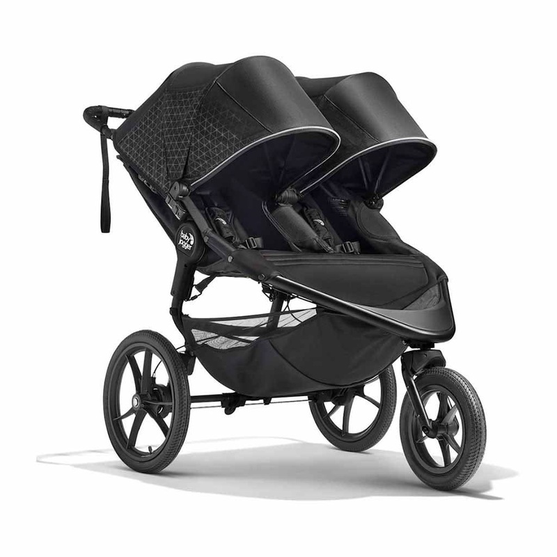 Baby Jogger Summit X3 Double Jogging Stroller Black/Gray