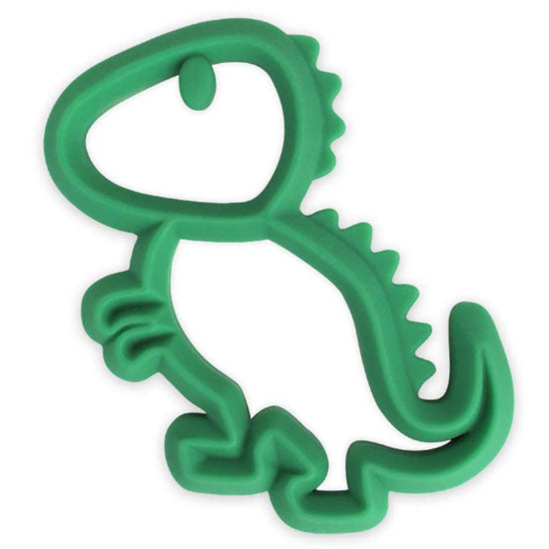 Itzy Ritzy Silicone Baby Teether – Dinosaur