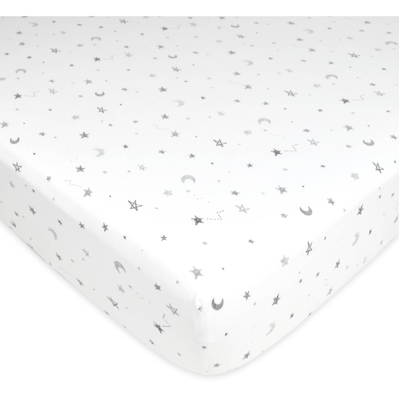 ABC Cotton Jersey Crib Sheet