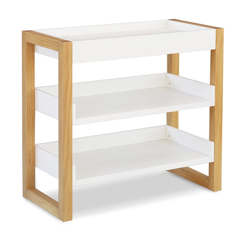 Nantucket Changing Table Warm White/Honey