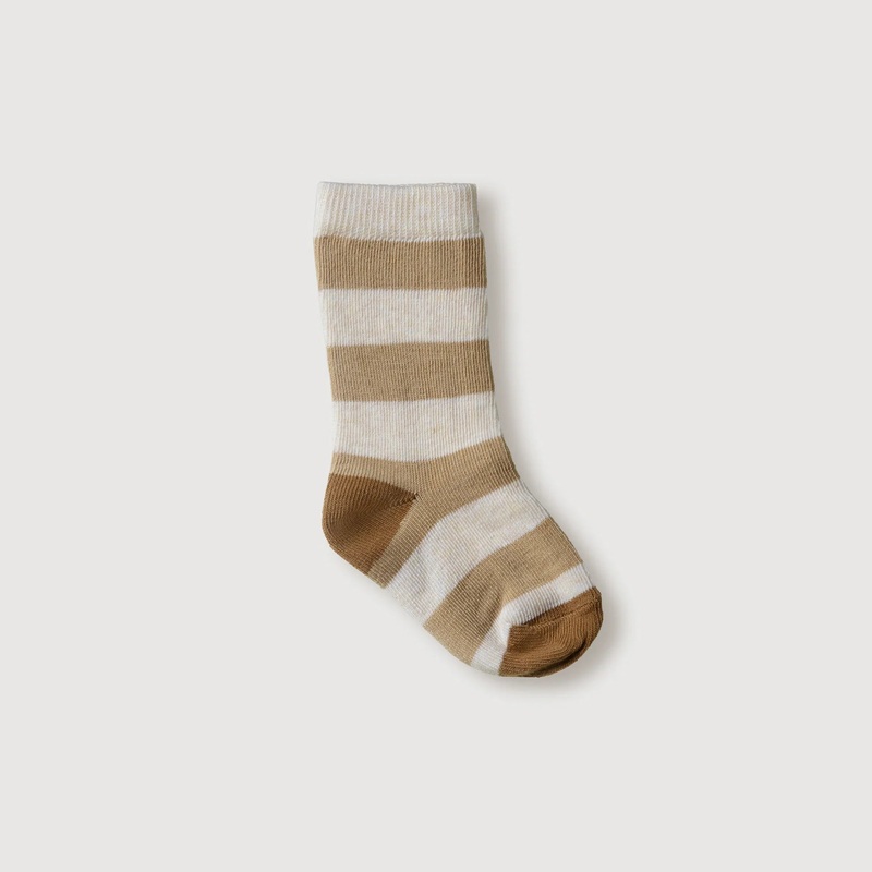 Knee Socks Pebble Stripe 0-6 months