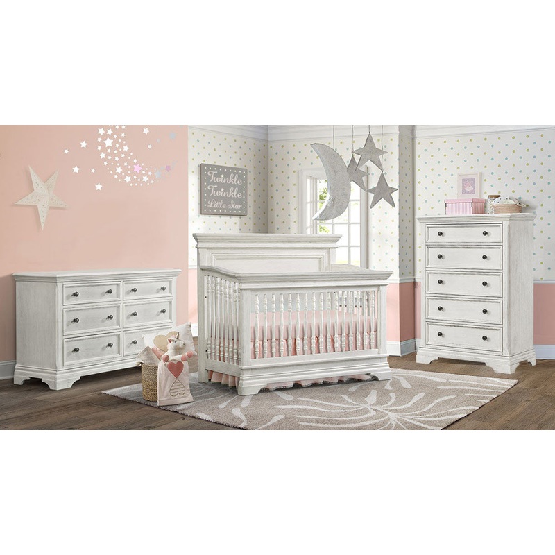 Westwood Olivia 3 Piece Nursery Set in Brushed White