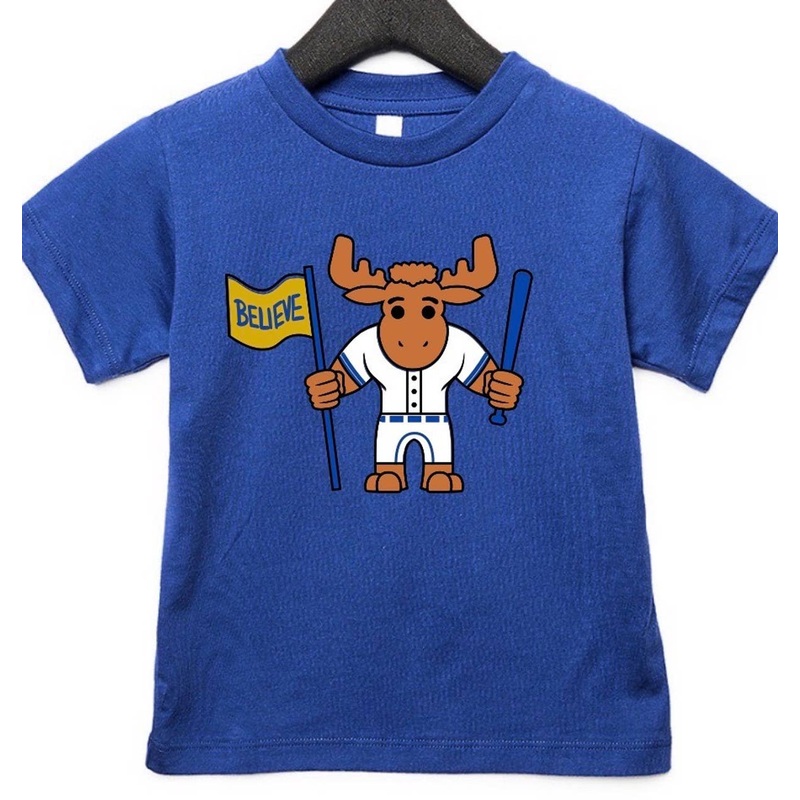 Seattle Believe Moose Unisex Baby and Kids T-Shirt 18-24M