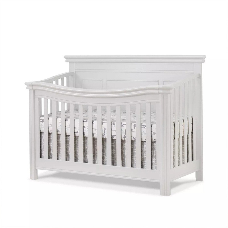 Sorelle Finley Lux Flat Top Crib White