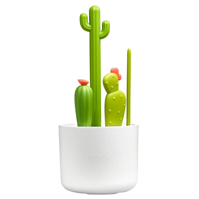 TOMY Boon Cacti Bottle Cleaning Brush Set – Green