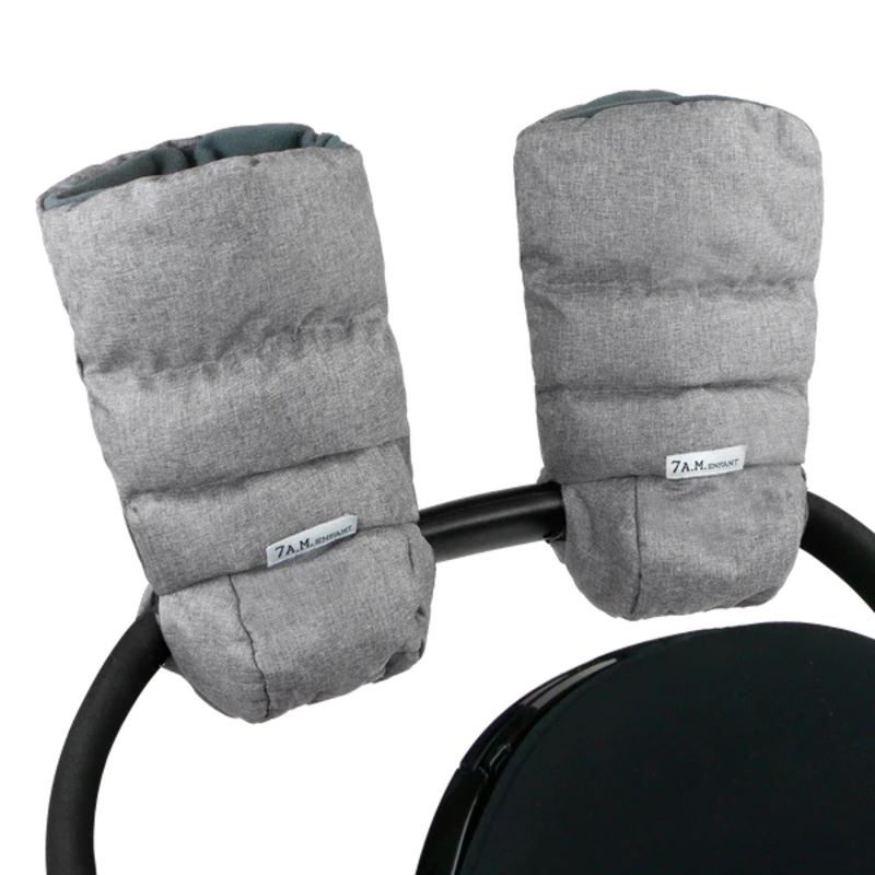 7AM Enfant Warmmuffs – Fleece Heather Grey