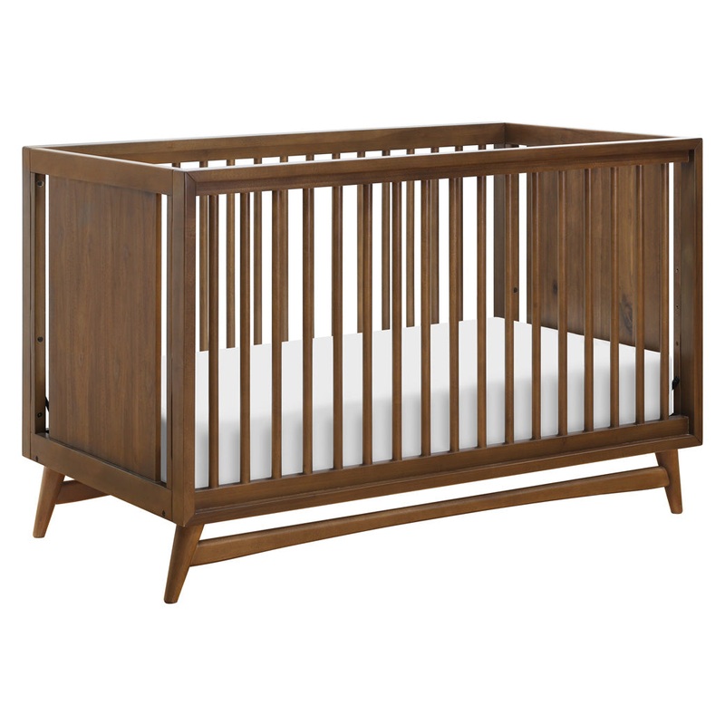 Peggy 3-in-1 Convertible Crib + Toddler Bed Conversion Kit Natural Walnut