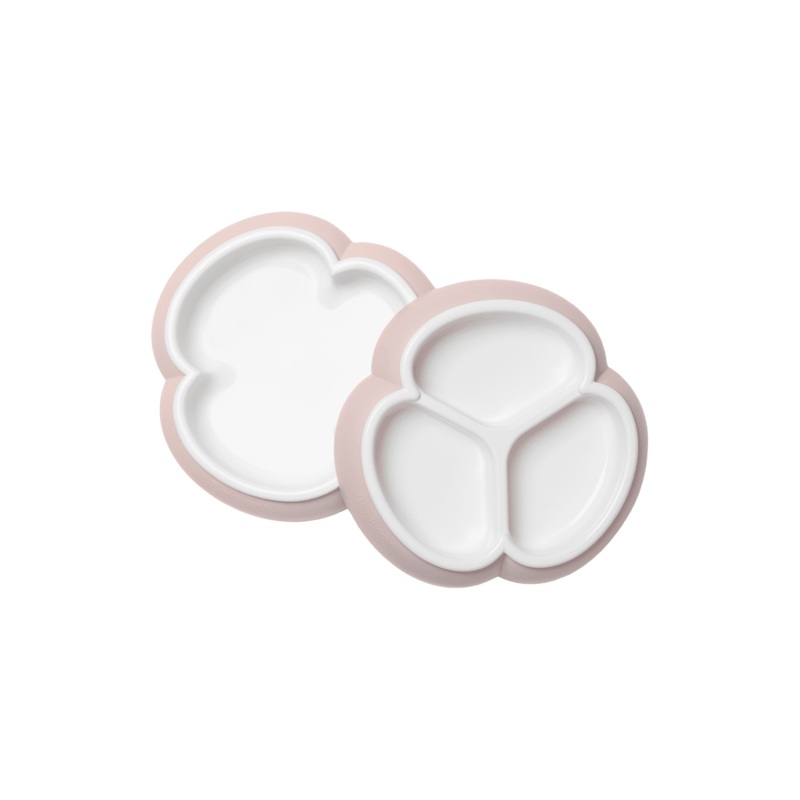 BabyBjorn Baby Plate Set, 2-pack Powder Pink