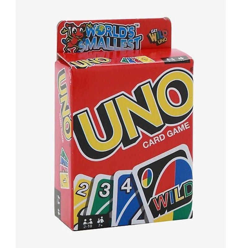 World’s Smallest Uno Card Game