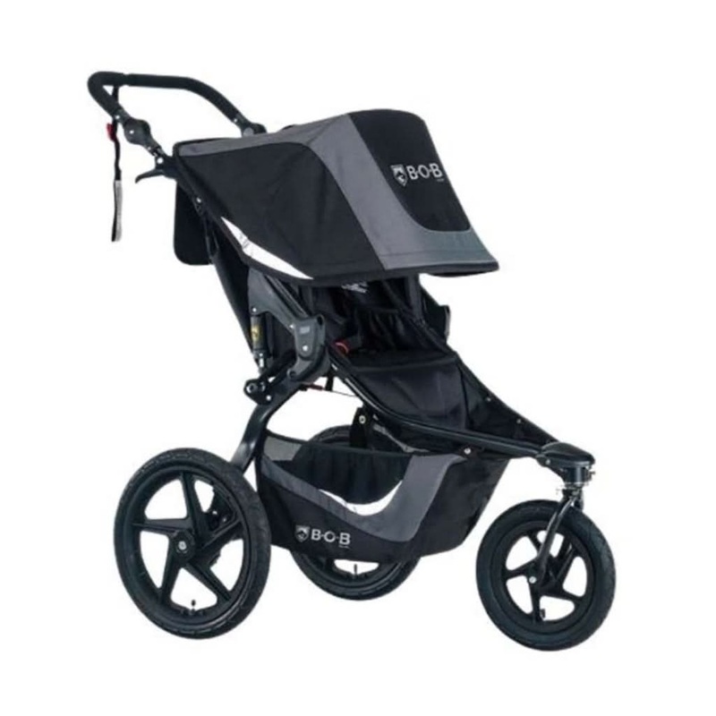 BOB Gear Revolution Flex Single Jogging Stroller Graphite Black — Available End Of October