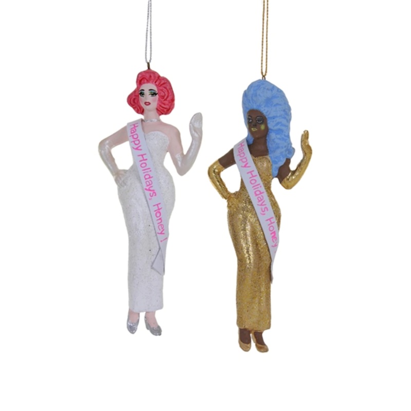 Happy Holidays Honey ornament