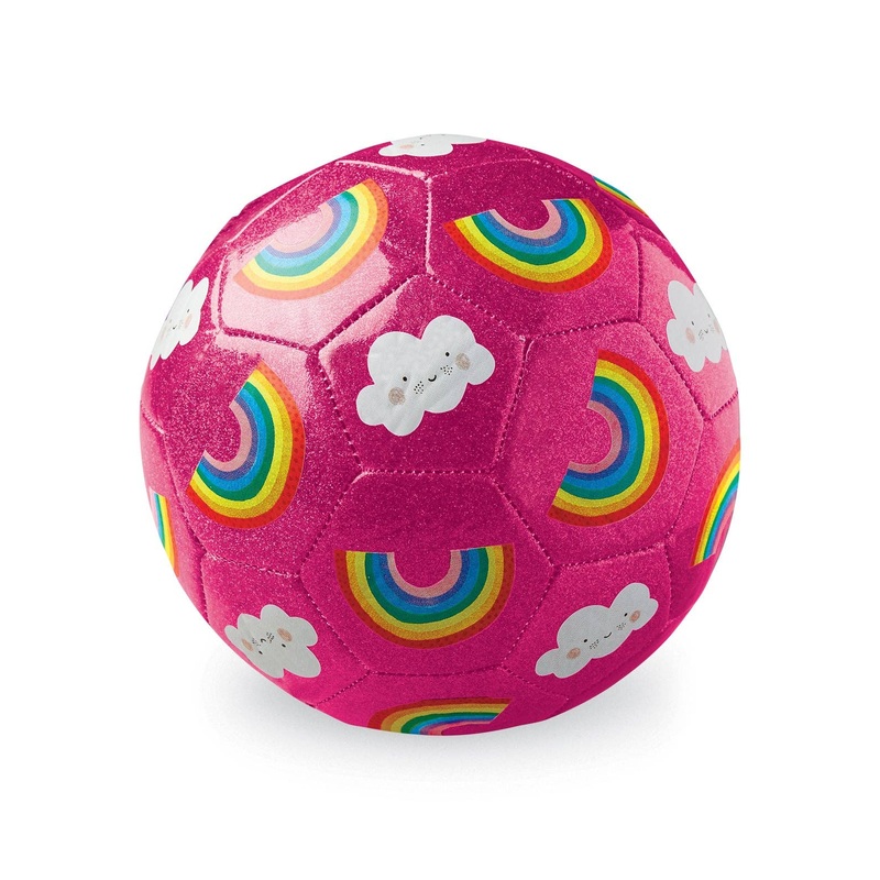 Size 3 Glitter Soccer Ball – Rainbow