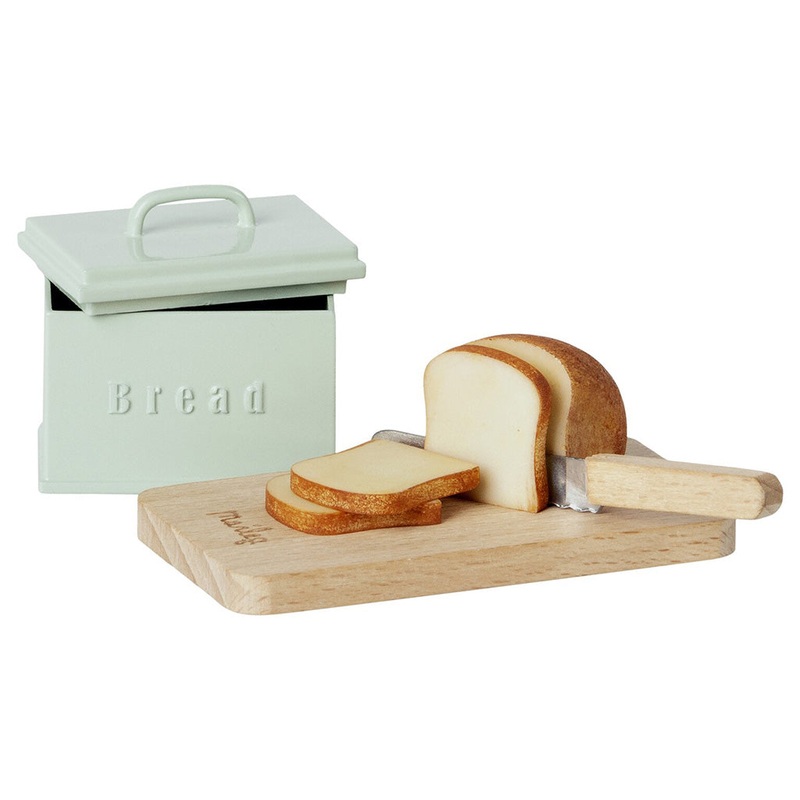 Bread Box w/ Cutting Board and Knife