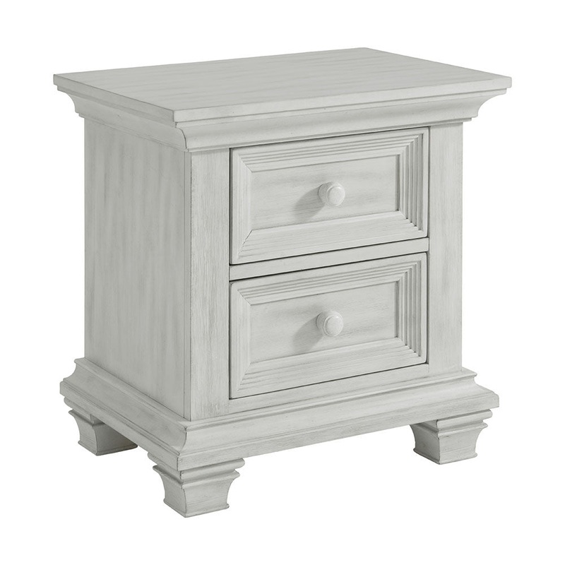 Oxford Weston 2 Dr. Nightstand Vintage White