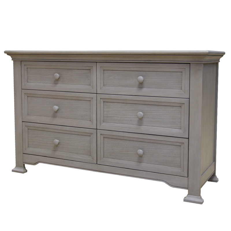 Stella Baby Avalon Double Dresser Cloud Grey
