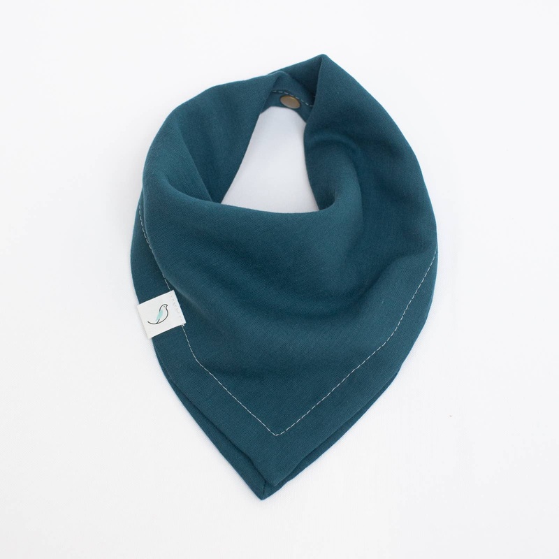 Organic Ollie Bandana Bib Indigo