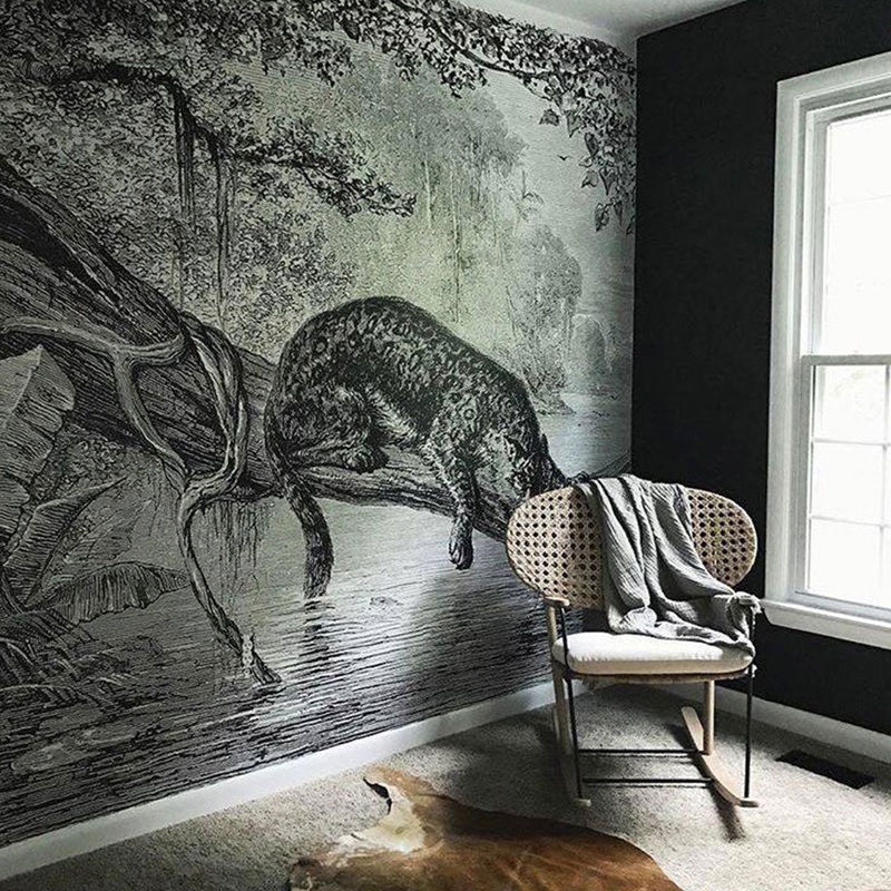 Jaguar Mural Pre-Pasted Wallpaper