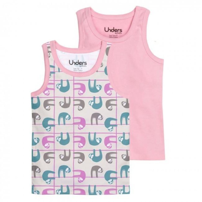 Outlet Grovia Unders Tank Tops Sloths 2T