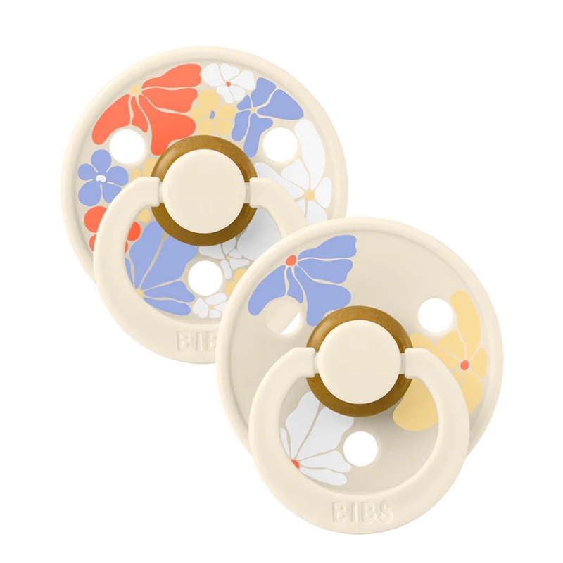 BIBS Studio Colour 2 Pack Round 1 Morning Bloom – Ivory Mix