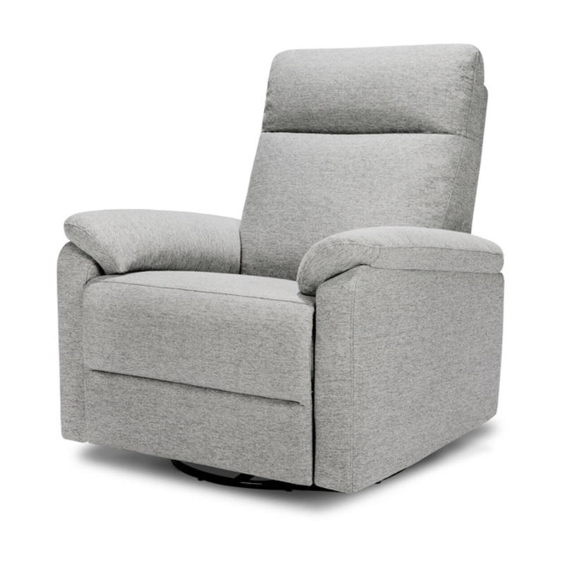 DaVinci Suzy Electronic Recliner and Swivel Glider Frost Grey