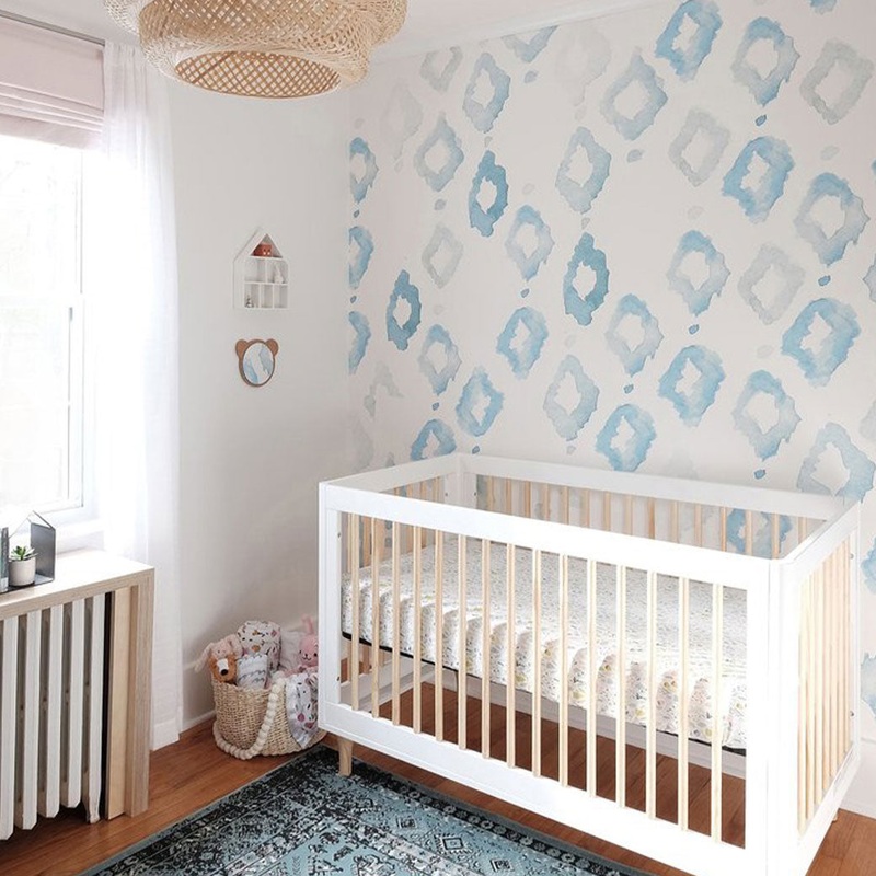 Triangles Mural Traditional Wallpaper