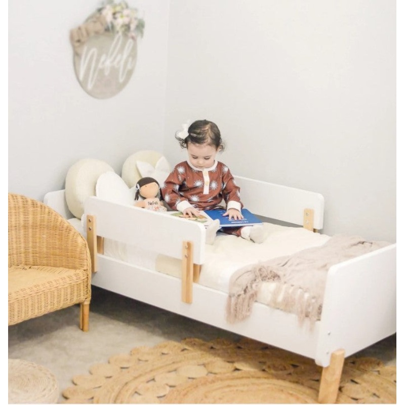 dadada Muse toddler bed white/natural
