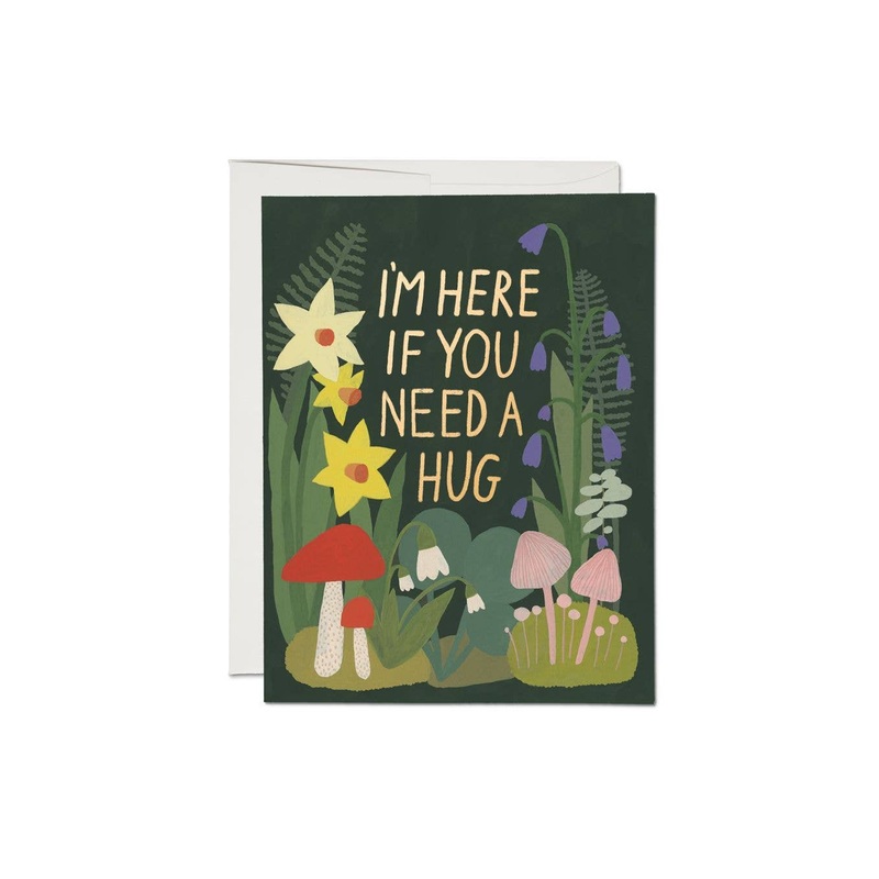 Garden Hugs sympathy greeting card