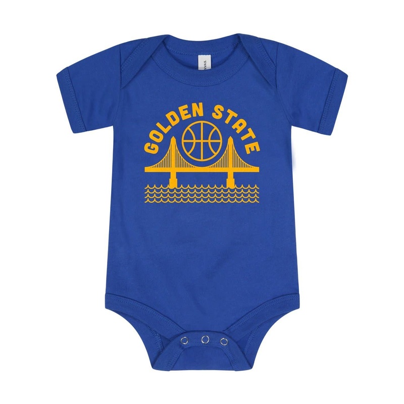 Golden State Baby Onesie Blue: 18M
