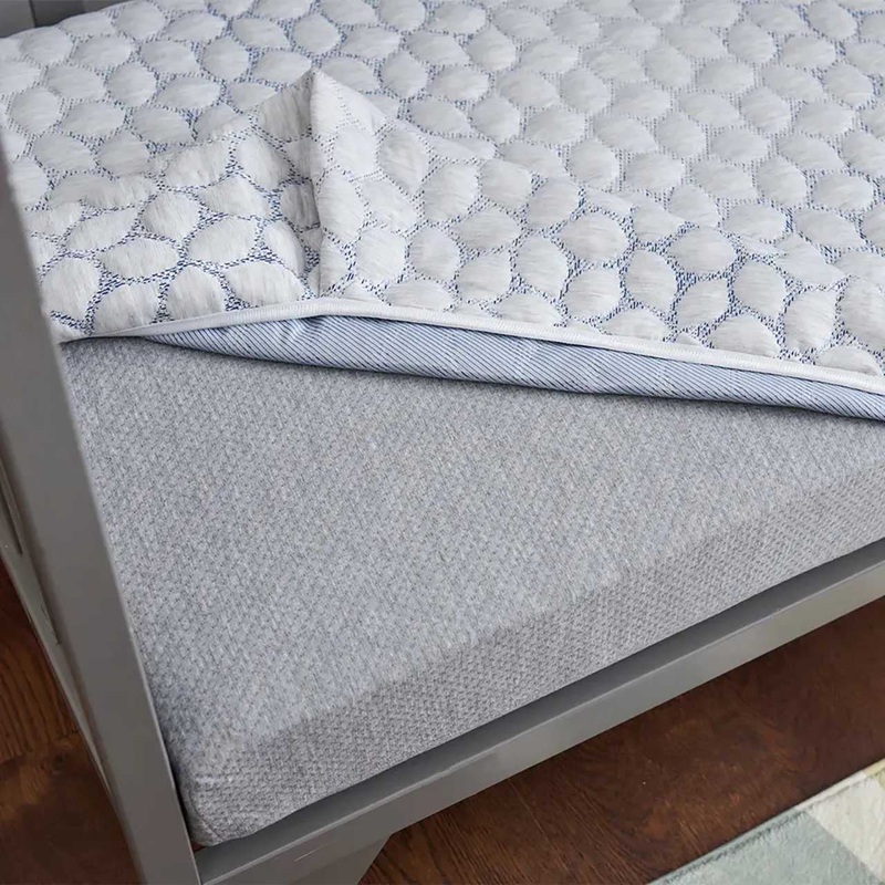 Lullaby Earth Gentle Start Breathable Cover – Blue Leaf