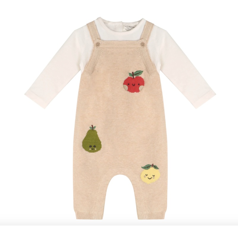 Viverano Fruits Embroidered Overall