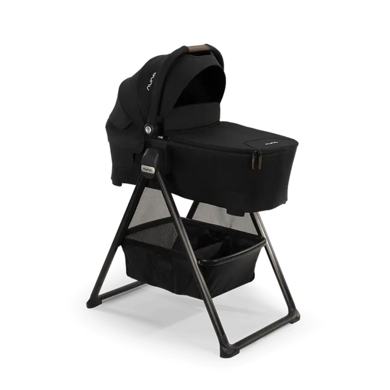 Nuna TRIV & SWIV Bassinet + Stand Caviar