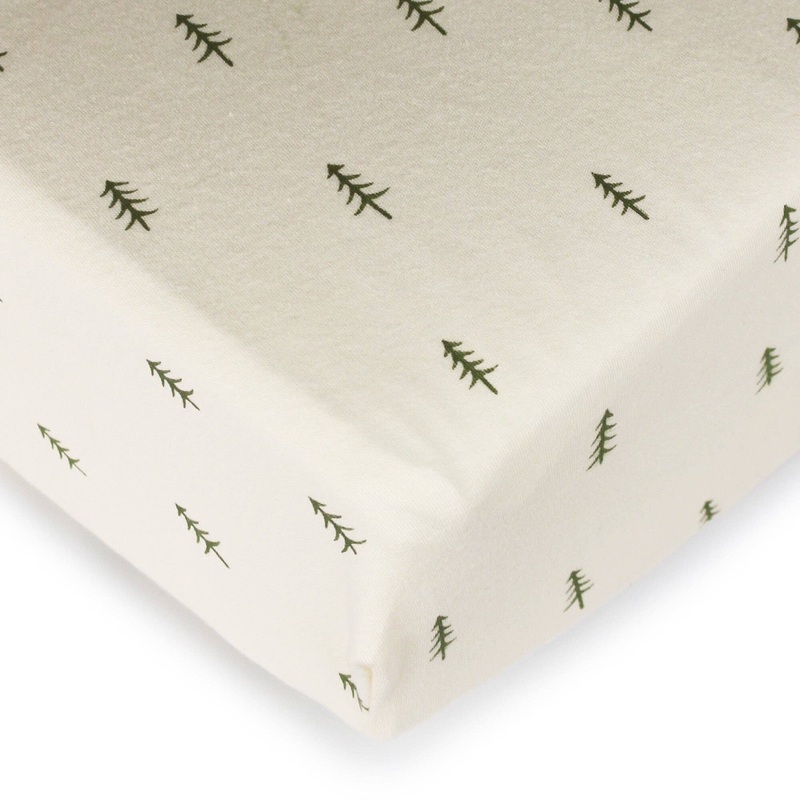 Organic Crib Sheet | Buttercream Tree
