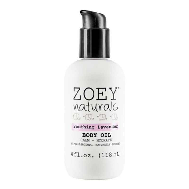 Zoey Naturals Body Oil 4 oz. Soothing Lavender