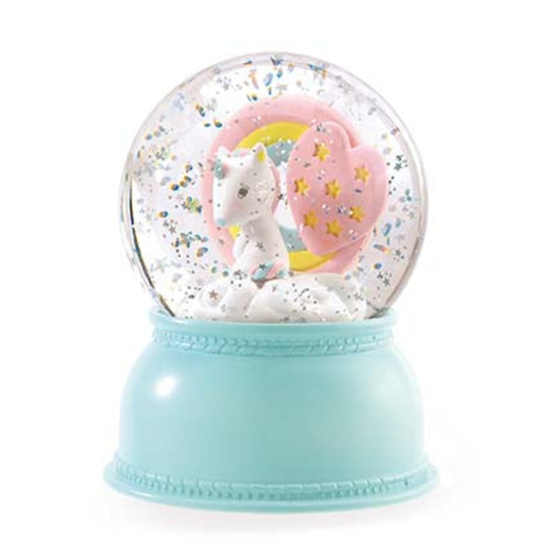 Unicorn Snow Globe Ball Night Light