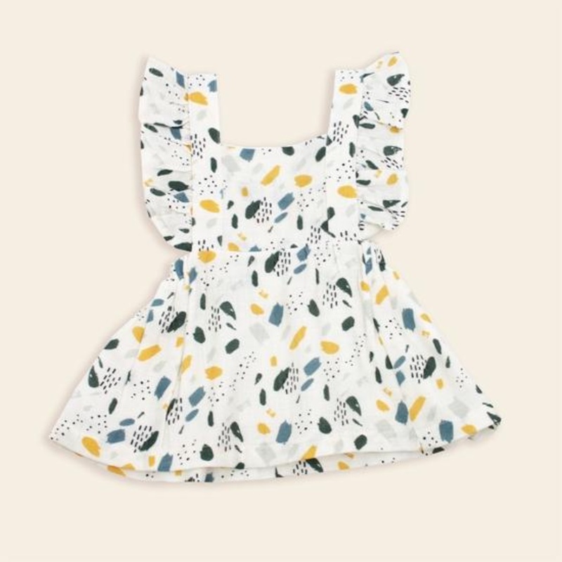 Bloom Ruffled Apron Dress + Bloomer Set 0-3 months