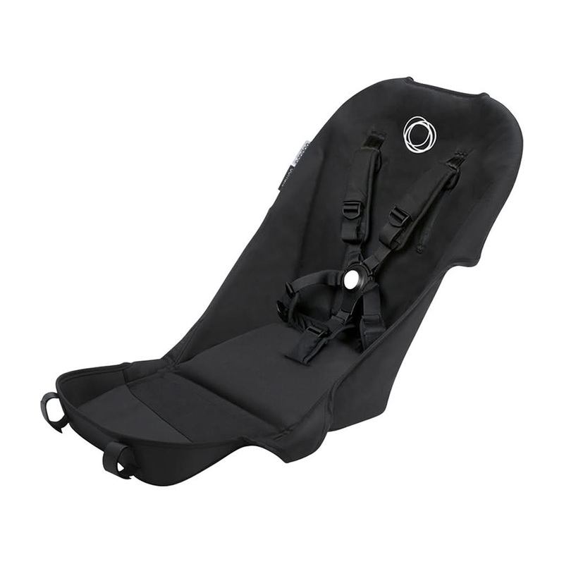 BUGABOO Buffalo Seat Fabric Black 5 Point Harness
