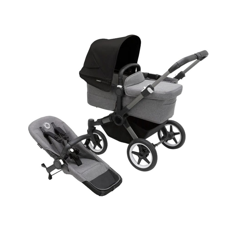 Bugaboo Donkey 5 Mono Complete Stroller Graphite/Grey Melange/Midnight Black