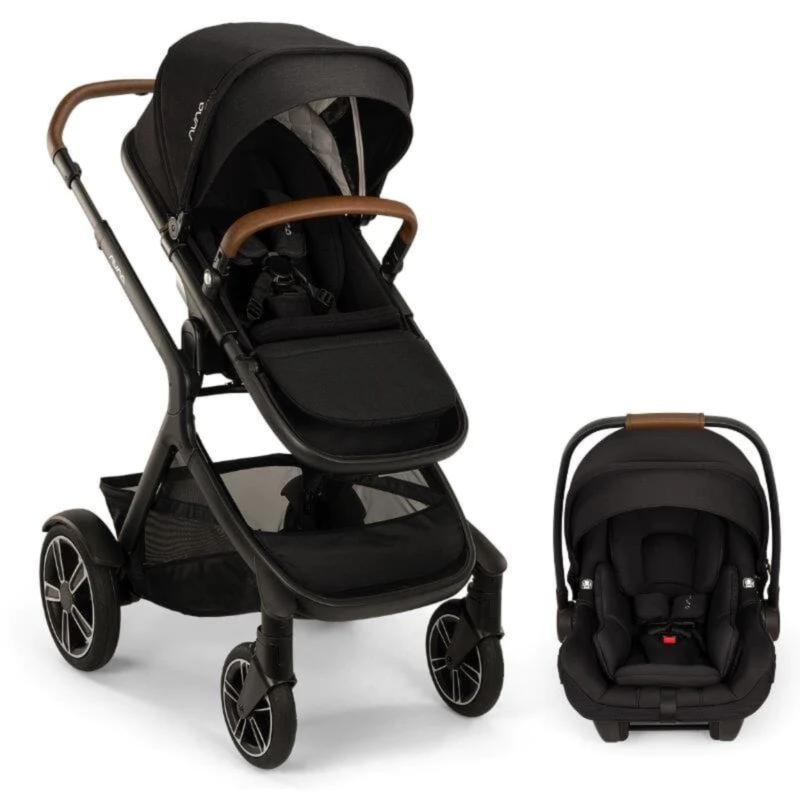 Nuna Demi Next + Pipa Aire RX Travel System Caviar/Caviar